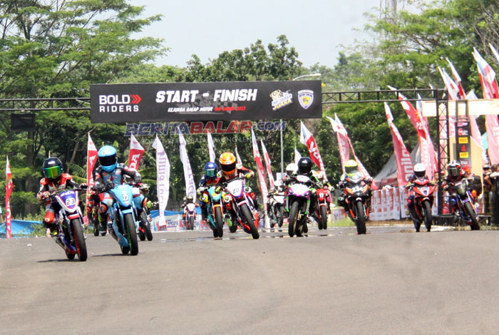 Hasil Juara Kejurda Road Race Jabar Valvoline YM Racing Matic Race