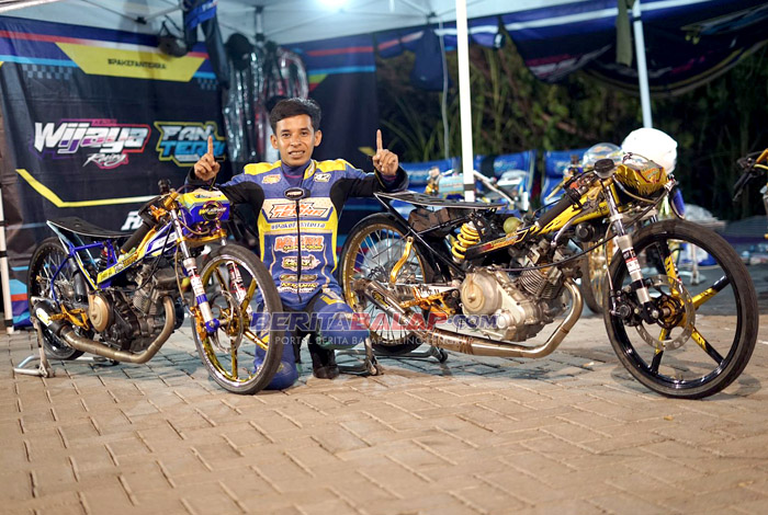 Adit Coco Double Winner Bebek 200TU Black Drag Bike 2024 Surabaya