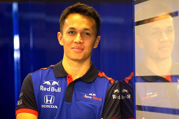 Alexander Albon - Photo 20X30 cm 2019 Toro Rosso F1 Signée