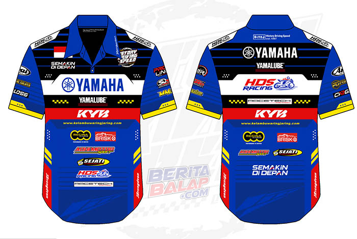 Om Hawadis Perkenalkan Baju  Timnya Yamaha  HDS Musim Ini 