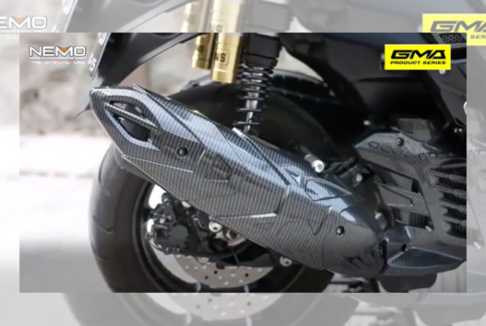 Keren ! Tutup Knalpot Carbon New Nmax 2020 by GMA Product - BeritaBalap.com