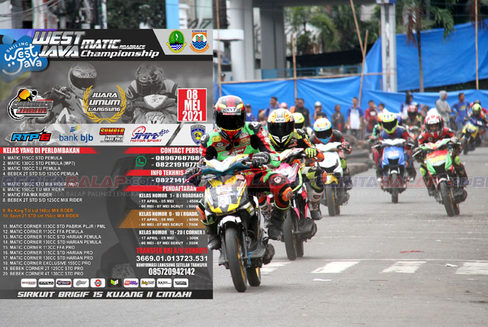 West Java Matic Road Race Championship 2021 Cimahi Siap Gaspolll 8 Mei ...