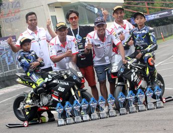 Perfoma Spesial Octvz Racing Academy di Seri ke-3 dan ke-4 FIM MiniGP Sentul, Valera-Tantra Borong 4 Kali Podium 1-2
