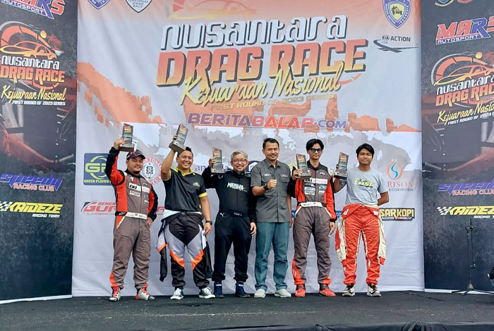 Hasil Juara Seri 1 Kejurnas Nusantara Drag Race 2023 Sulsel (25-26 Feb)