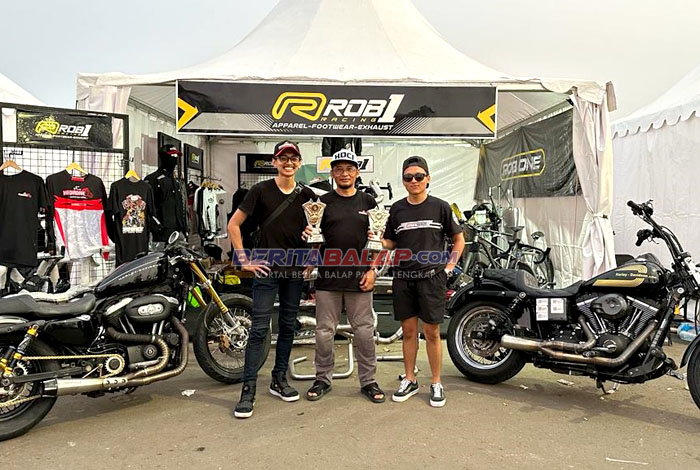 Like Father Like Son Perdana Turun Balap Drag Harley Davidson Langsung ...