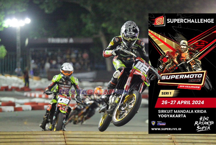 SuperChallenge Supermoto Race 2024 Seri Perdana Siap Tayang di Yogyakarta ( 26-27 April)