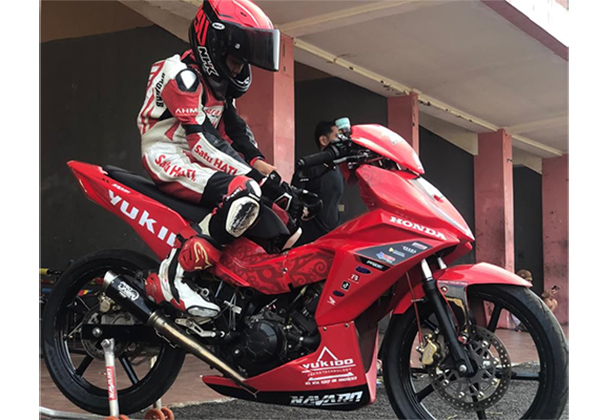 Abimanyu Fermadi (Yukido Race Team) Sudah Jalani Latihan di Sirkuit Gery Mang, Jelang MotoPrix Subang Minggu Ini