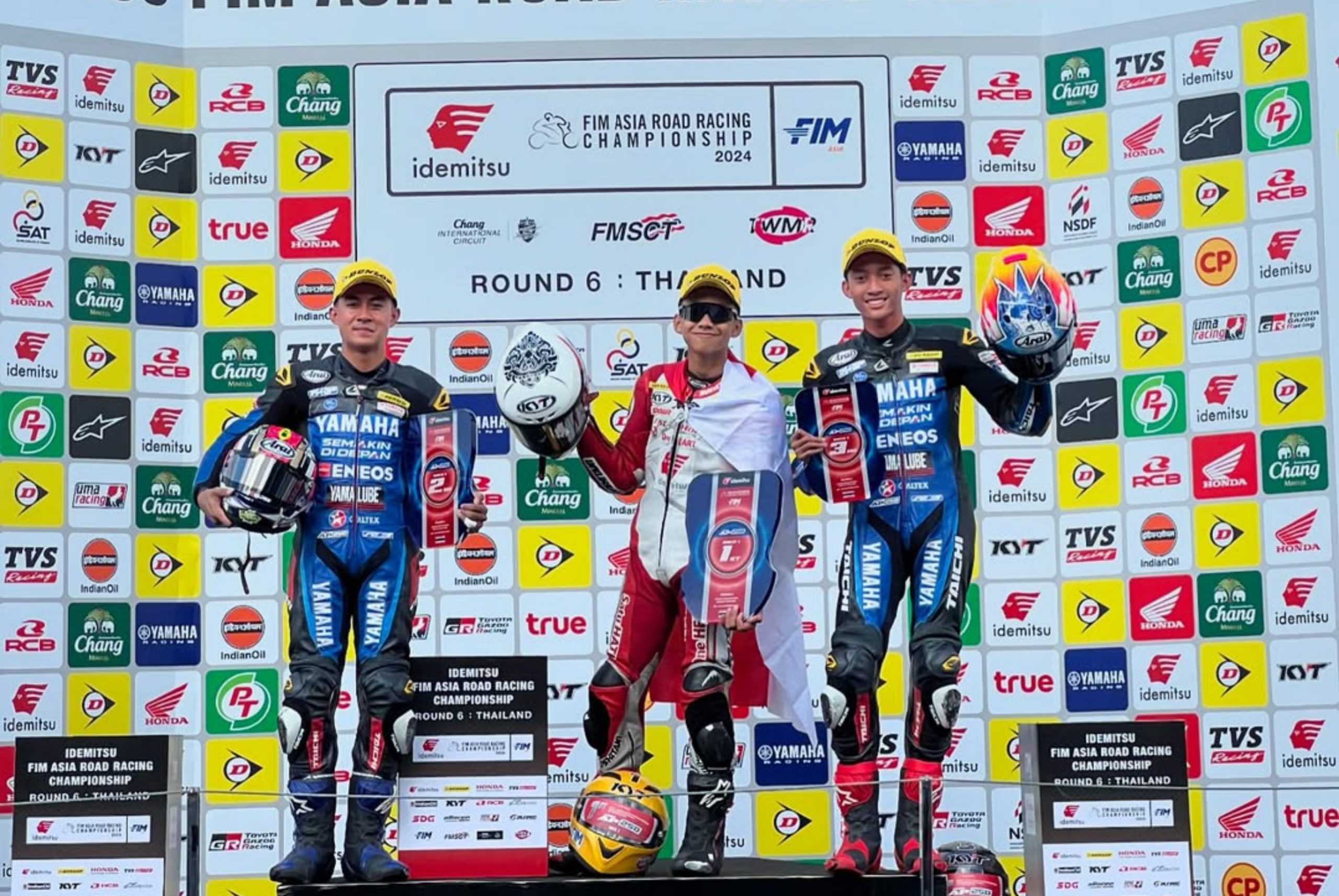 Foto Podium Race-1 AP 250 | Doc: ARRC