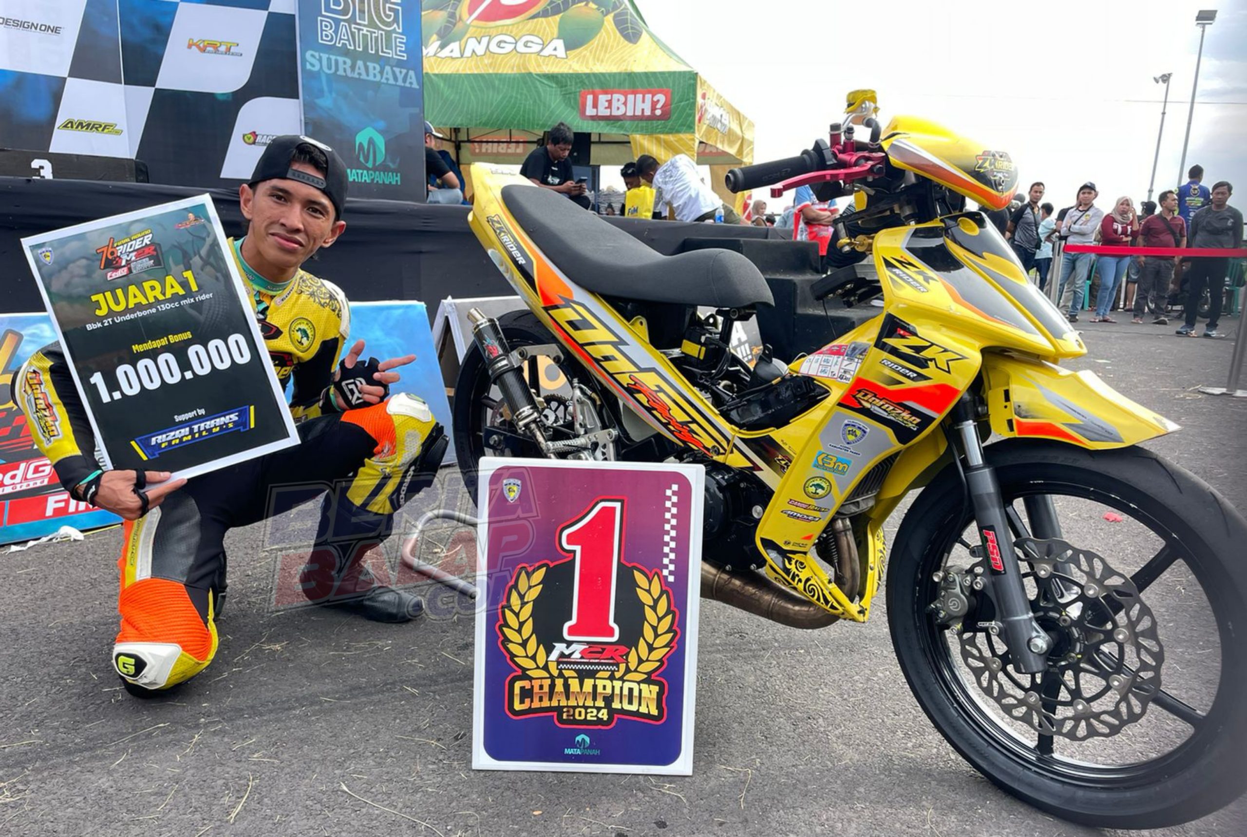 Dimas JM Juara Bersama ZK Rider Racing