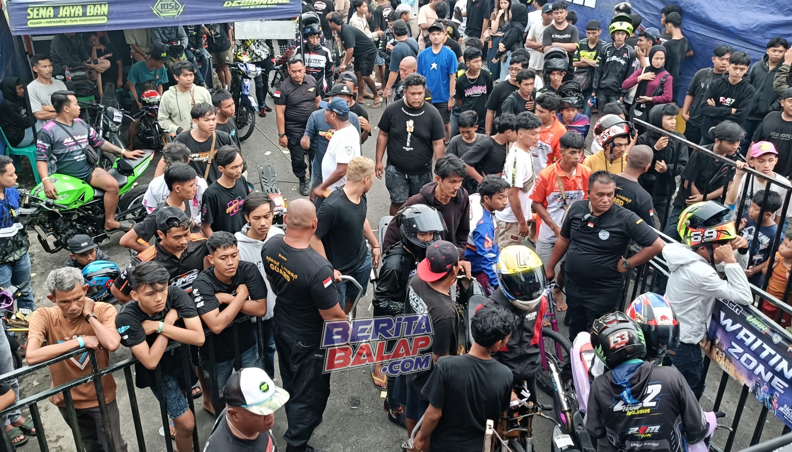 Potret Keramaian Peserta di KSGN Racing Culture Dragbike Rookie Banjarnegara