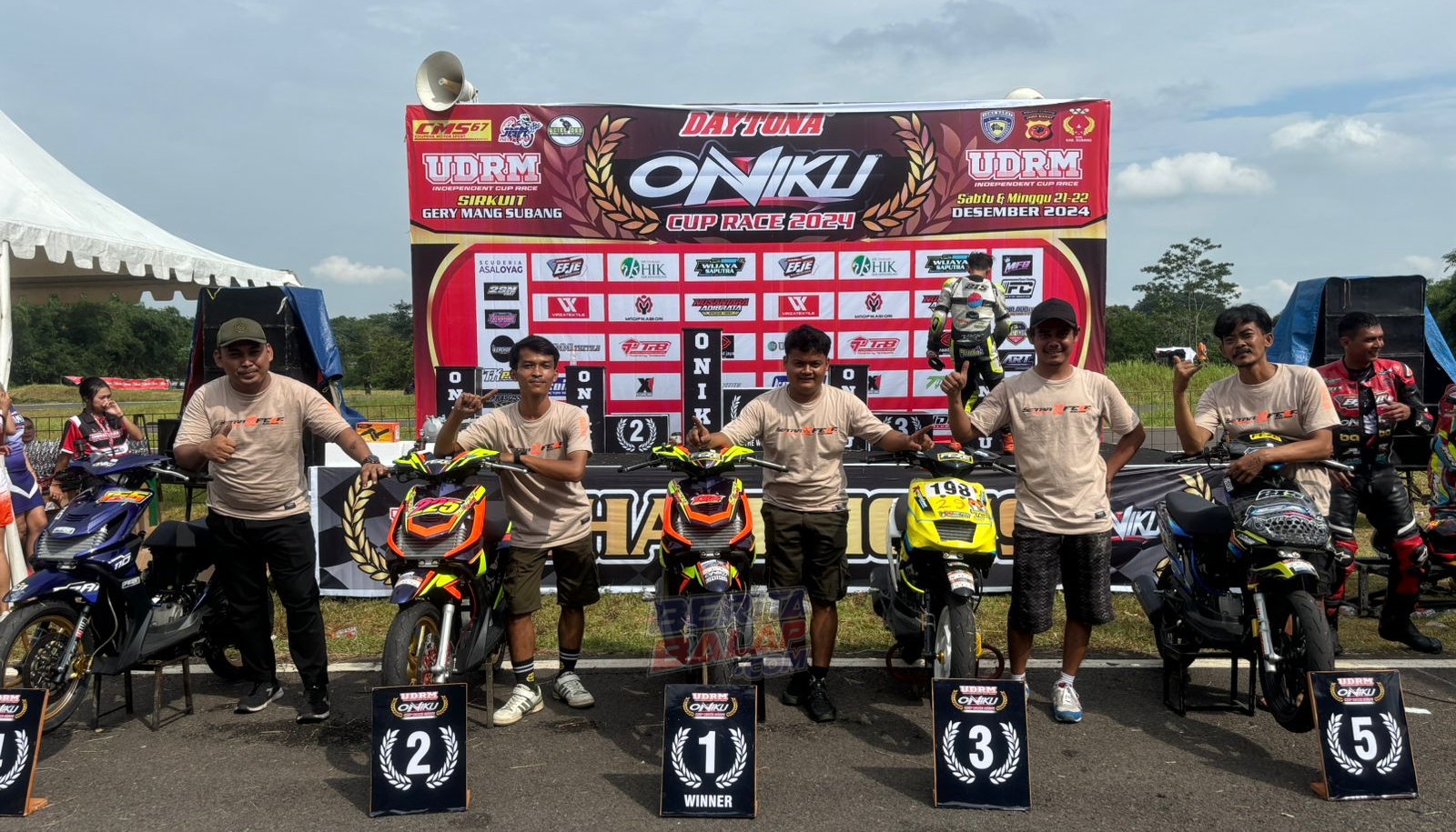 5 Motor Racikan Fery Feze yang raih podium 1-5 Matic 130cc Std Open