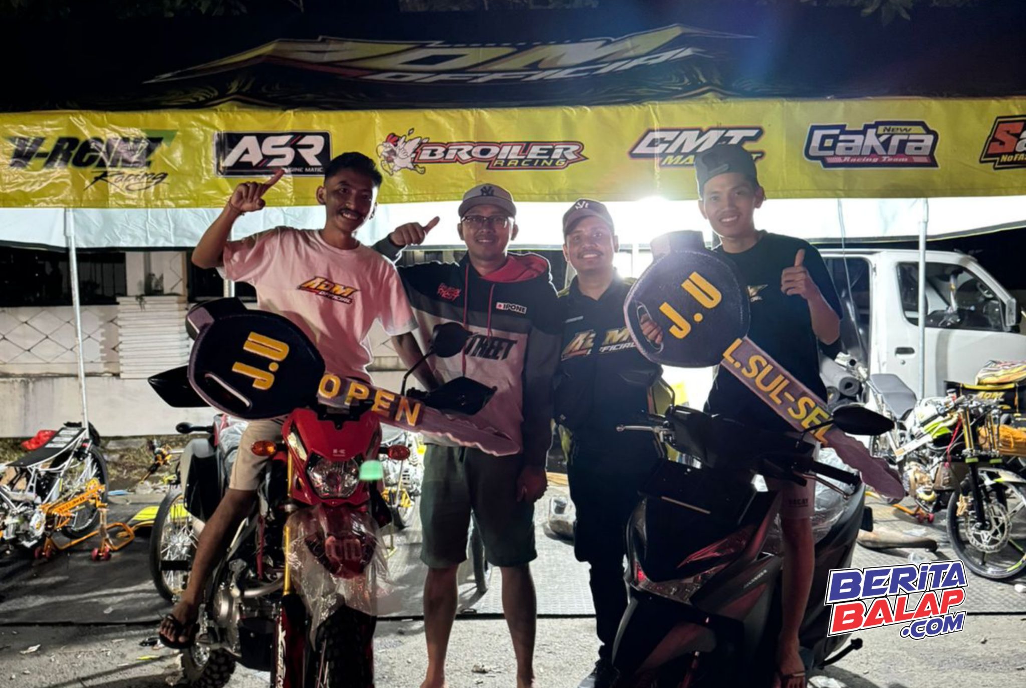 Sesuai Target! ADM Official Racing Raih Dua Gelar Juara Umum DB. Sinjai ...