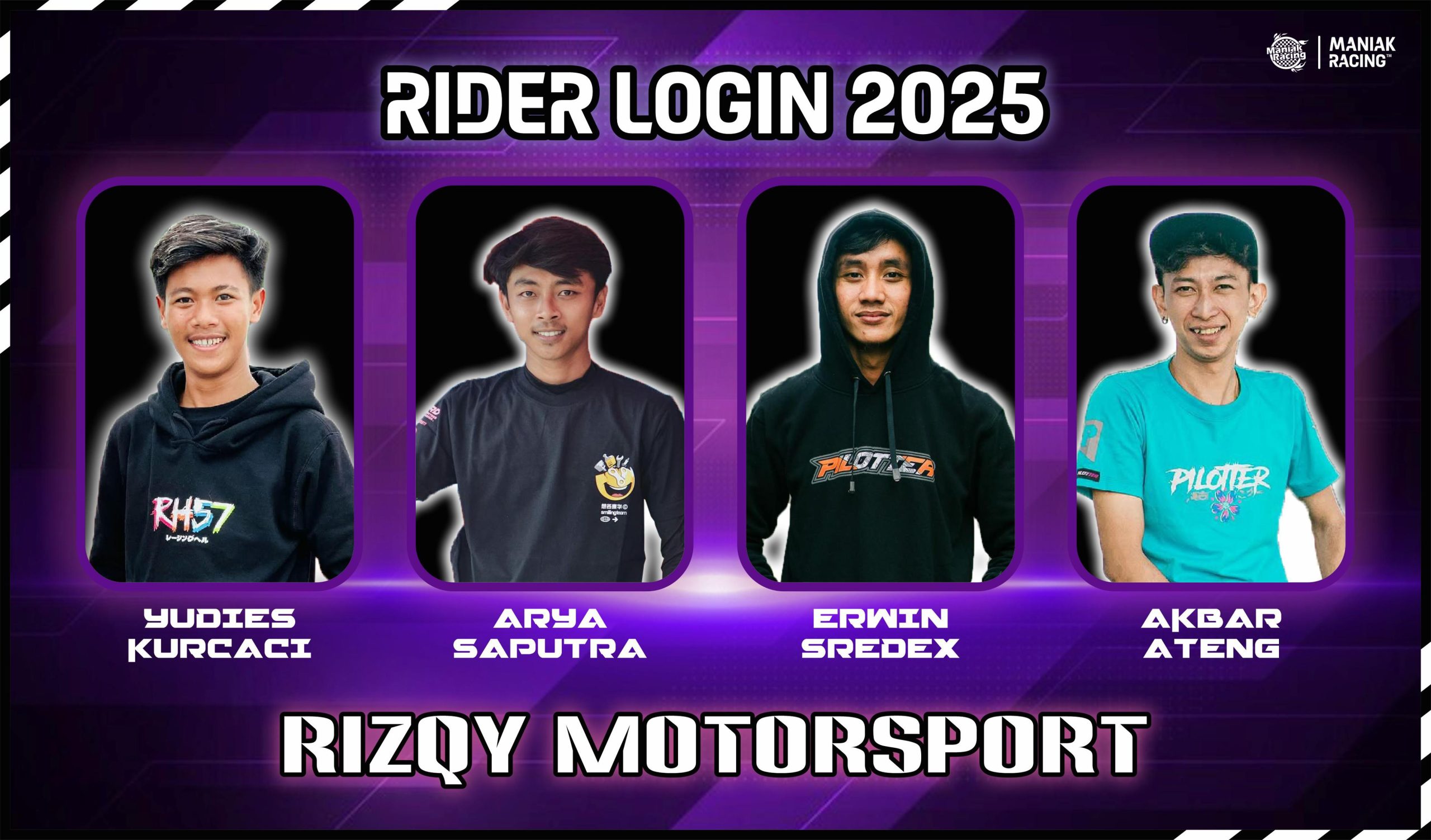 Line Up Divisi Dragbike Rizqy Motorsport 2025