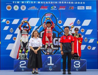 Wow, Pembalap Yogyakarta Alvin Keanu Budiman Jawara MiniGP di SIC Junior Ohvale Malaysia, Support Koizumi dan TRAstar