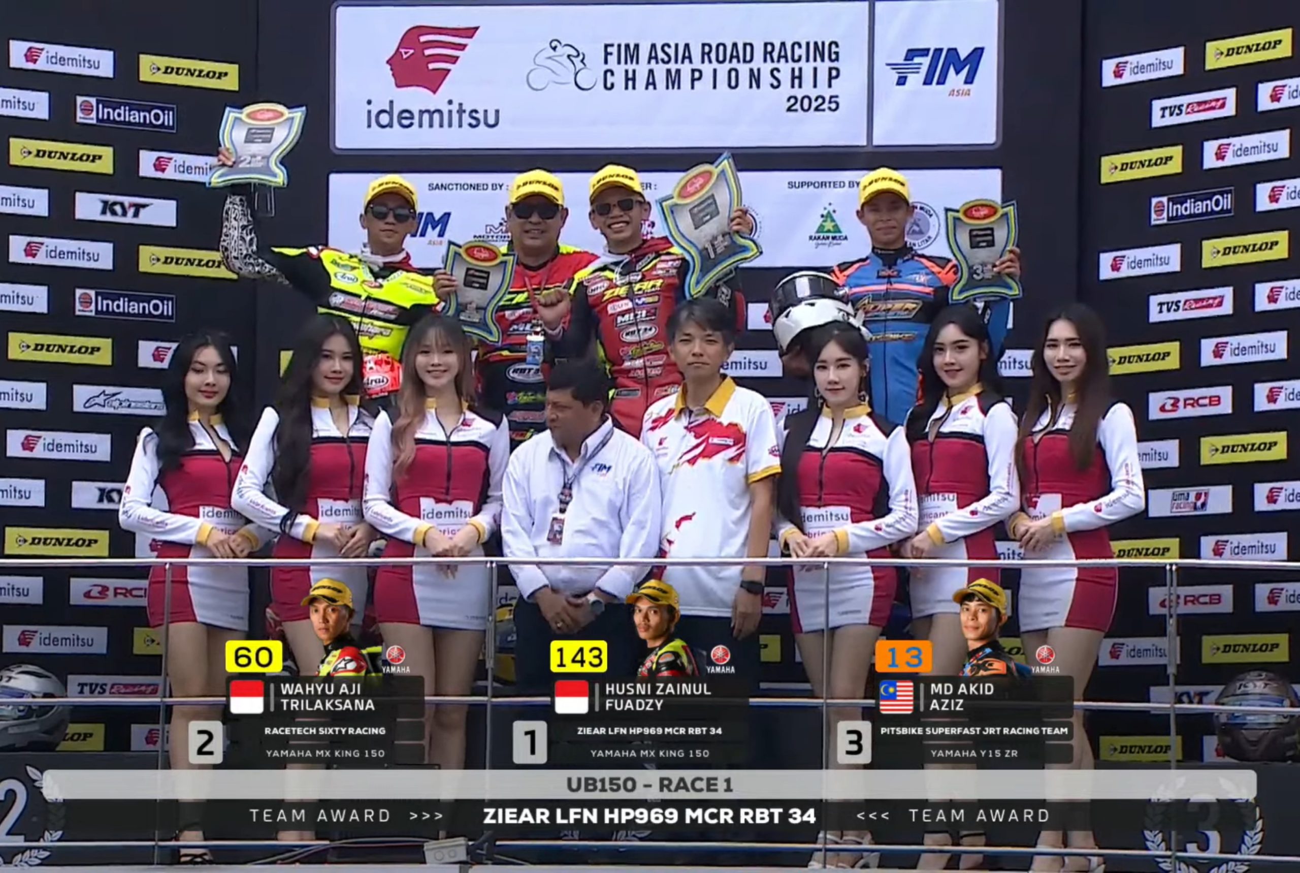 UB 150 Race 1 | Alfi Husni Jawara ARRC 2025 Sepang