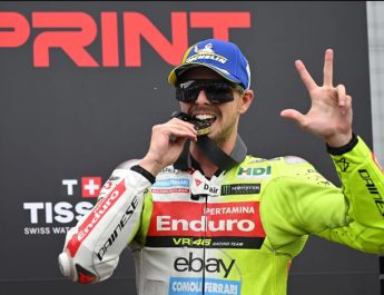 Rookie Fabio Di Giannantonio Buktikan Lagi ! Curi Podium Sprint Race MotoGP Inggris