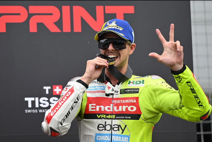 Rookie Fabio Di Giannantonio Buktikan Lagi ! Curi Podium Sprint Race MotoGP Inggris