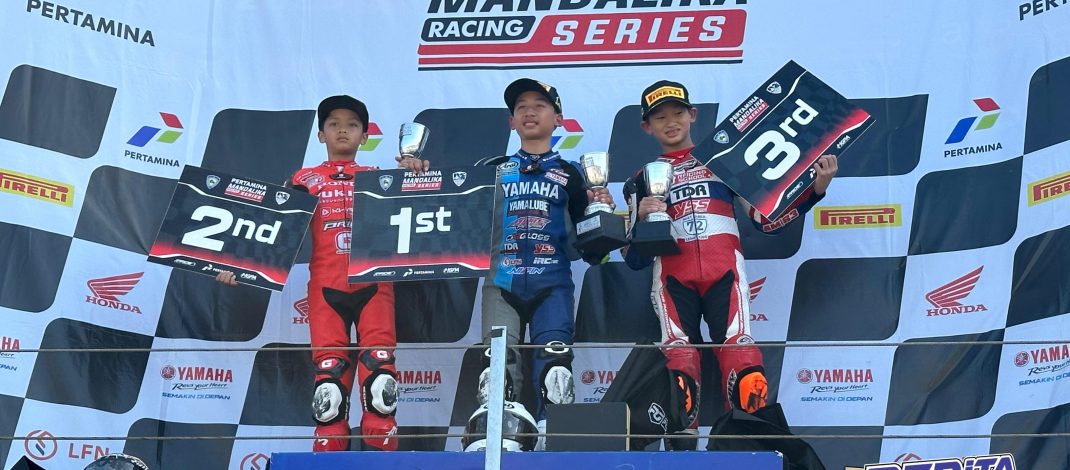 Pecah Telur Arkana Ocktane Podium Juara JS 150 MRS 2025, Obat Rey Ratukore Biar Makin Fit