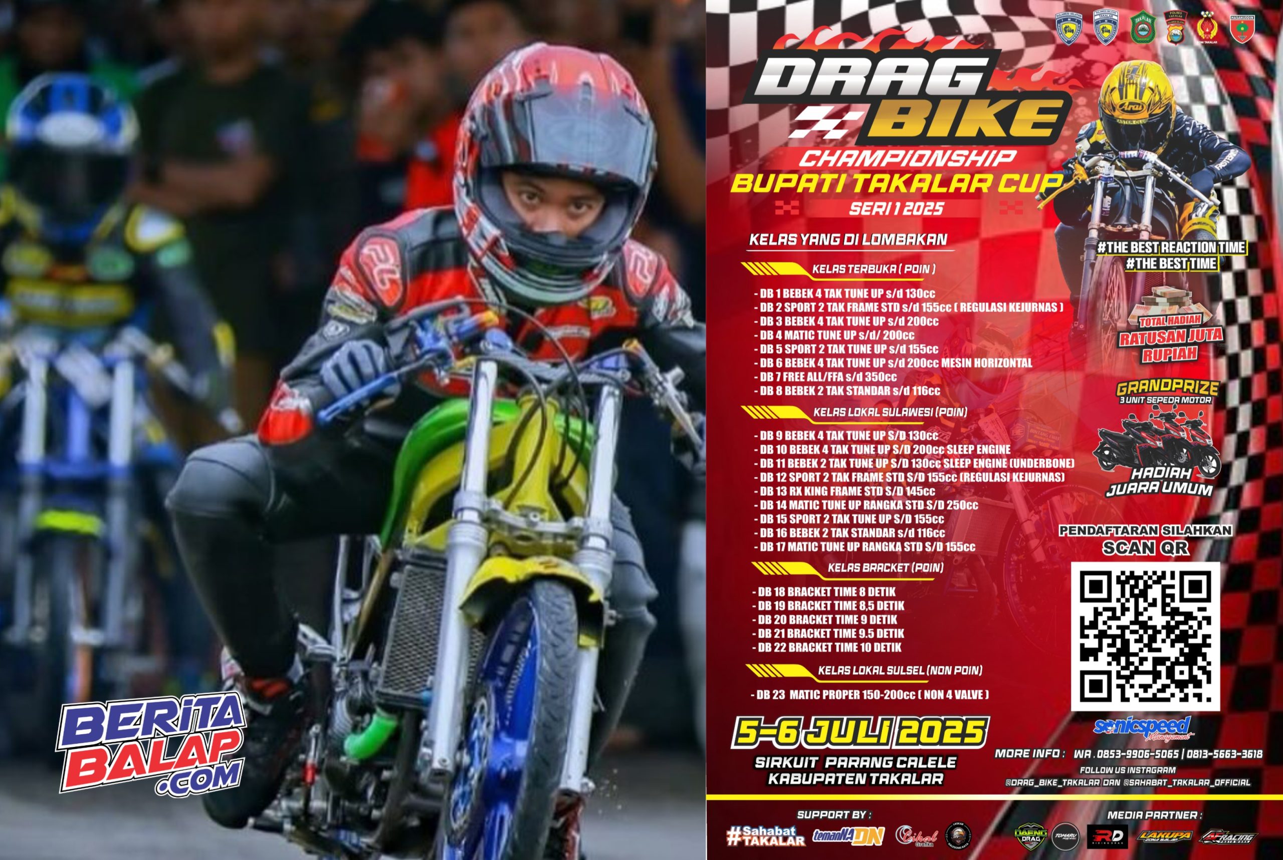 Takalar Drag Bike 2025