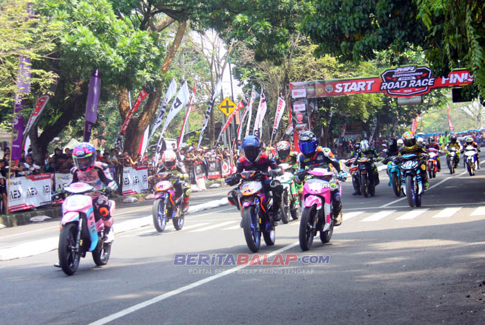 AES Turut Ramaikan MR Pulley Bhayangkara Open Road Race 2025 Ciamis