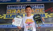 Perdana Ngegas, Anggi Gianturi Raih Double Winner di Kejurda Drag Race Jabar 2026 Cimahi