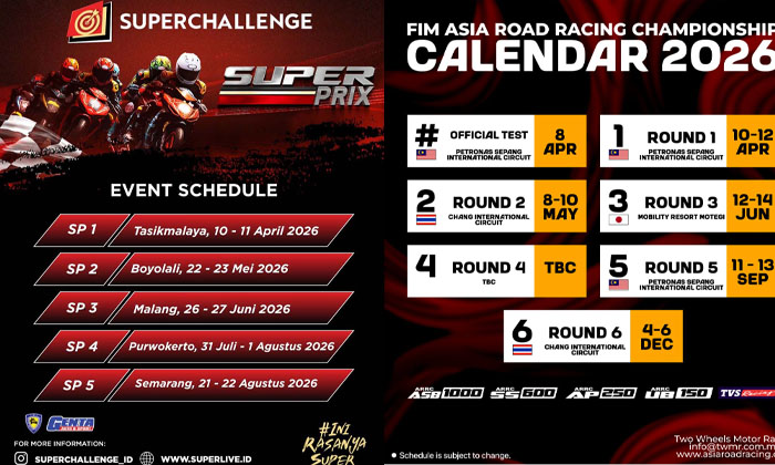 Waduh, Seri 1 SuperPrix 2026 Tasikmalaya Bareng ARRC Malaysia, Akan Ada Revisi ?