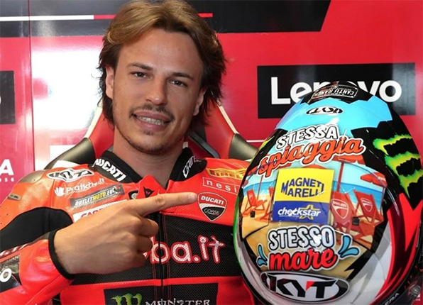 Runner-up WorldSBK Bulega Masih Tunggu Homologasi Helm KYT Tapi Siapkan Rencana B