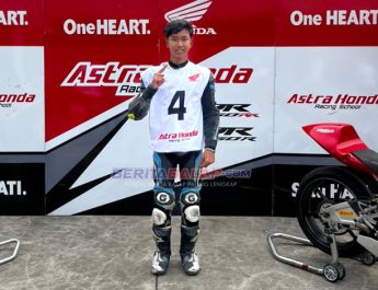 Murid WH19 Racing School, M Gibran Lolos Seleksi Astra Honda Racing School