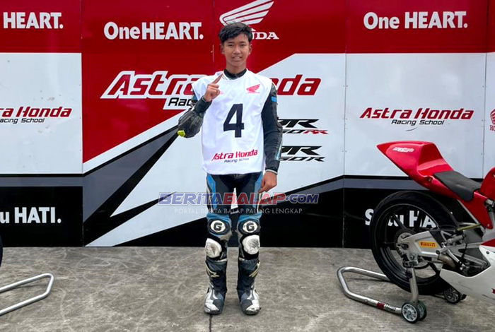 Murid WH19 Racing School, M Gibran Lolos Seleksi Astra Honda Racing School
