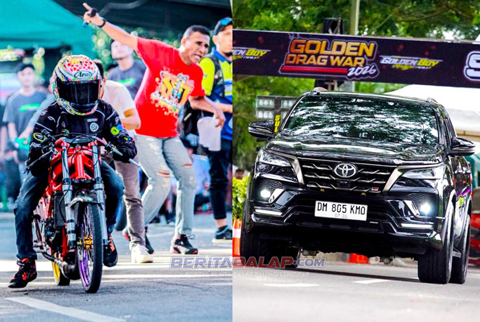 Hasil Juara Golden Drag War 2026 (Drag Bike & Drag Race) Bone Bolango