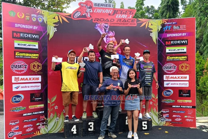 Hasil Juara Dinar Jegeg Bali Road Race Champ 2026 Jembrana Bali (21-22 Feb)