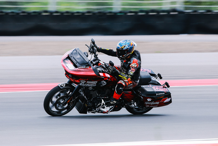 Dimas Ekky dan Oscar Gutierrez Latihan Balap Harley (Bagger World Cup 2026) di Mandalika