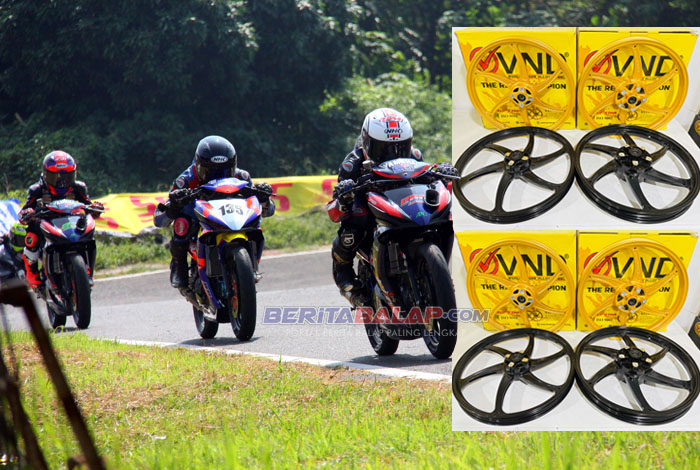 Balap Nasional Oke, Balap Asia Oke, Pelek VND Six Star Hadir Lengkap Semua Ukuran