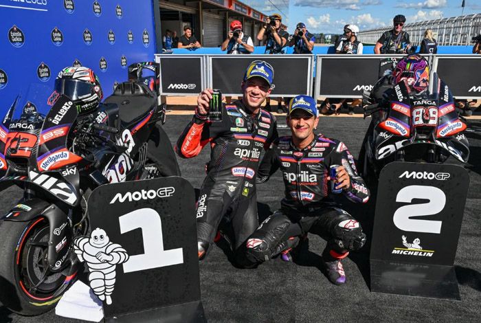 Bos Aprilia Racing Siap Kerja Keras Demi Lanjutkan Trend Positif di MotoGP 2026 Amerika Serikat