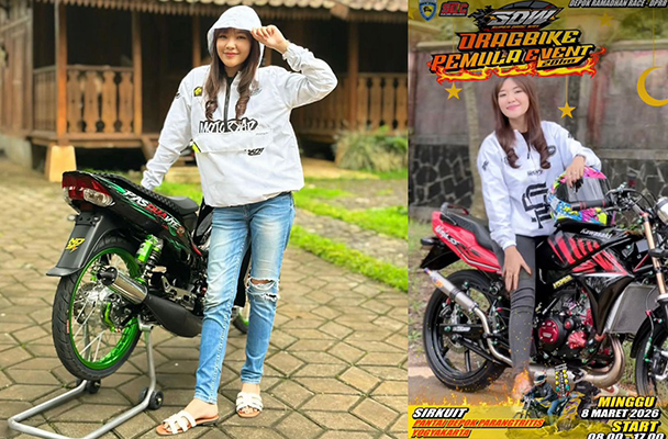 Debut Perdana di Dragbike Depok ! Cici Caltex Bidik Podium di Ramadhan Race SDW 2026