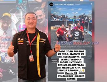 Haji Putra Kasih Hadiah Mobil Veda Ega Pratama Yang Cetak Sejarah Raih Podium Moto3 Brasil