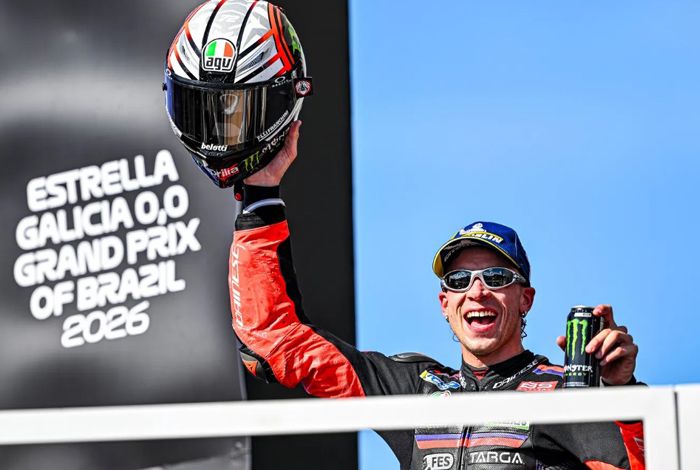 Mencoba Tenang, Jadi Kunci Keberhasilan Marco Bezzecchi Raih Kemenangan di MotoGP 2026 Brasil