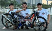 Skuad Modasi Dominasi Matic 155cc TU di GRC Drag Bike 2026 Meikarta