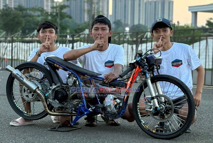 Skuad Modasi Dominasi Matic 155cc TU di GRC Drag Bike 2026 Meikarta