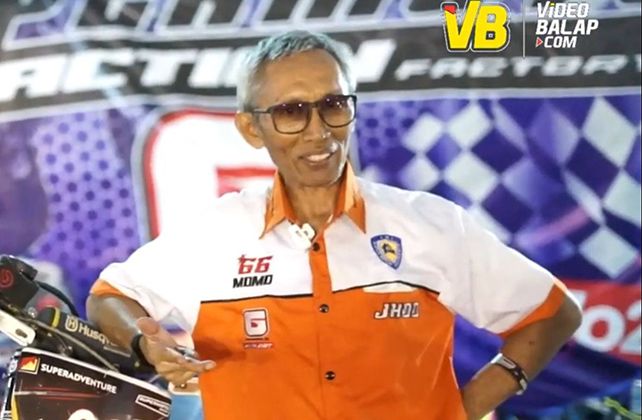 Apa Kabar Legenda Balap Asal Jatim Haji Momo Harmono ? Usia Saat Ini 70 Tahun, Sempat Balap Supermoto Tapi Sudah Stop