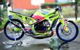 Ninja RCRB by SP76 Sapu Bersih Podium 1-3 Sport 2T 150cc Frame STD di One Day Drag Bike Sumber Production 2026 Cimahi