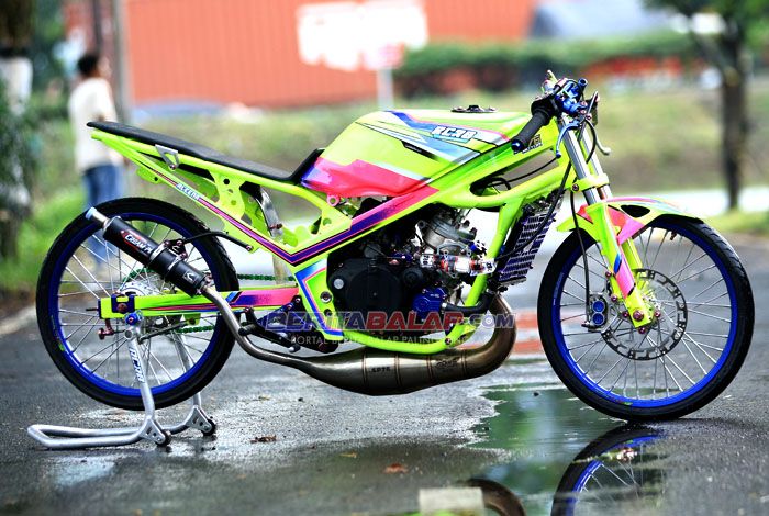 Ninja RCRB by SP76 Sapu Bersih Podium 1-3 Sport 2T 150cc Frame STD di One Day Drag Bike Sumber Production 2026 Cimahi