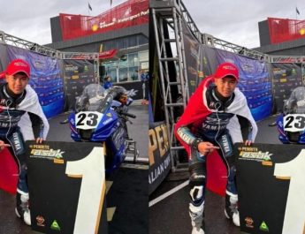 Sabian Fathul Ilmi Jos ! Podium Juara Race 1 R3 bLU cRU Asia Pasific di Australia