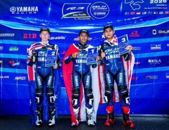Sabian Fathul Ilmi Juara Yamaha R3 BLU CRU Asia-Pacific Championship di Australia
