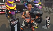 Rafi Boy Junior Raih Kemenangan Perdana di Race 1 Beginner MotoPrix 2026