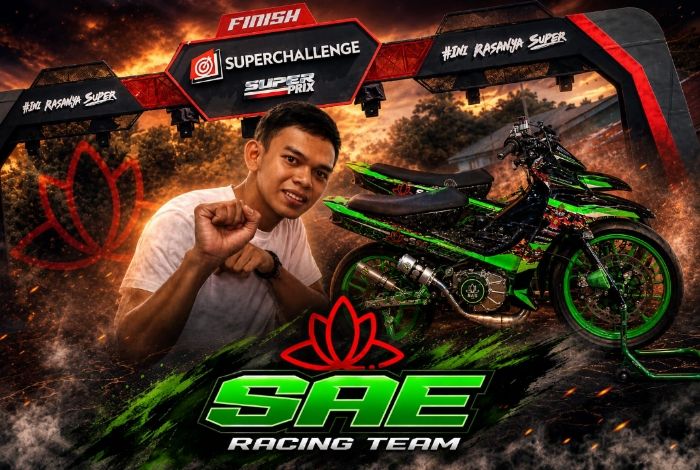 Wow.. SAE Racing Team ! Turunkan 7 Motor, Ada Rider Juara Asia Alfi Husni