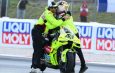 Raih Kemenangan Dramatis di Catalunya, Diggia Wujudkan Impian Rayakan Bareng Valentino Rossi