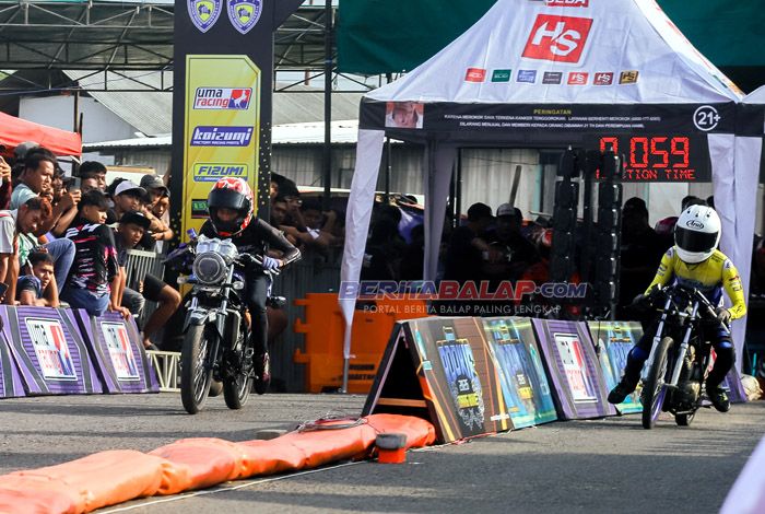 HUT Bhayangkara Matapanah Rookie Drag Bike 2026 Magetan Sukses Di Serbu Antusias 700 Starter