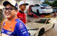 ‎Haji Putra Penuhi Janji Spesialnya, Kirim Honda Civic RS Terbaru Buat Rider Moto3 Veda Ega Pratama