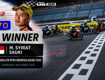 Pecah Telur Syirat Sauqi Podium Juara UB150 ARRC 2026 Motegi Jepang ‎